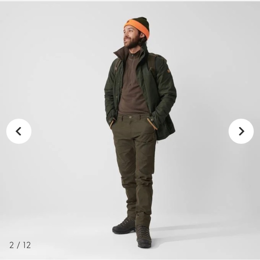 NWOT FJALLRAVEN G1000 pants